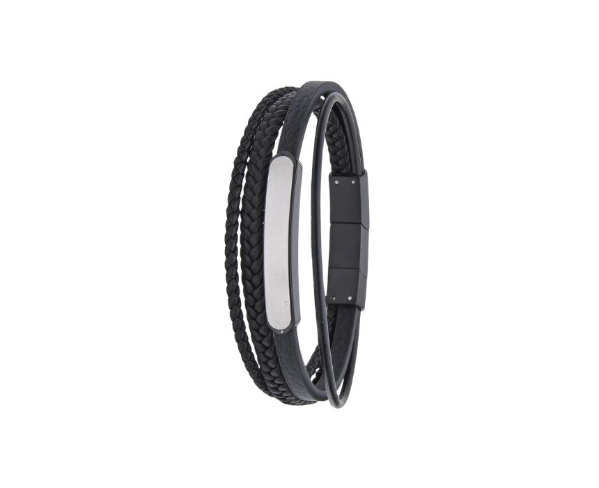 2 Polo Exchange Stainless Steel Bracelet for Men - Image 1