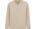 Tom Tailor Long Sleeve Knitwear With Half Zipper To Close - Image 