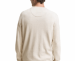 Tom Tailor Basic Knitted Offwhite Pullover Made of Cotton - Image 