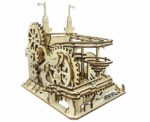 Enchanted Tracks Marble Run Set 3D Mechanical Wooden Puzzle - Image 