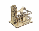GearGlide Marble Run Set 3D Mechanical Wooden Puzzle - Image 
