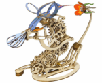 Blue Hummingbird 3D Mechanical Wooden Puzzle - Image 