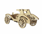 The Retro Racer 3D Mechanical Wooden Puzzle - Image 