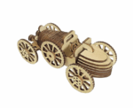 The Classic Cruiser 3D Mechanical Wooden Puzzle - Image 