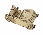 The Antique Roadster 3D Mechanical Wooden Puzzle - Image 