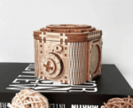 Cipher Box 3D Mechanical Wooden Puzzle - Image 