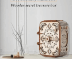 Secret Treasure Vault 3D Mechanical Wooden Puzzle - Image 