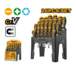 INGCO 26pcs screwdrivers set with table stand - Image 