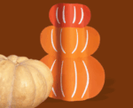 Pumpkin Hug Paper Vase - Image 