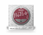 D'Addario Pro-Arté Violin String Set with Wound E, J56W 4/4M - Image 
