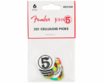 Fender John 5 351 Celluloid Picks (6 pack) - Image 