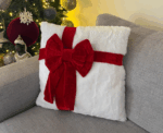 Christmas Bow Cushion - Image 