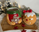 Christmas Gingerbread Container Jar - Image 