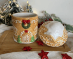 Christmas Gingerbread House Container Jar - Image 