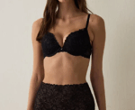 Penti Black Lol Up Lace Bra - Image 