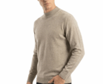 Damat Beige High Neck Knitted Pullover - Image 