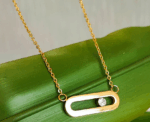 Golden Pin Necklace - Image 