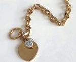 Heart Charm Bracelet - Image 