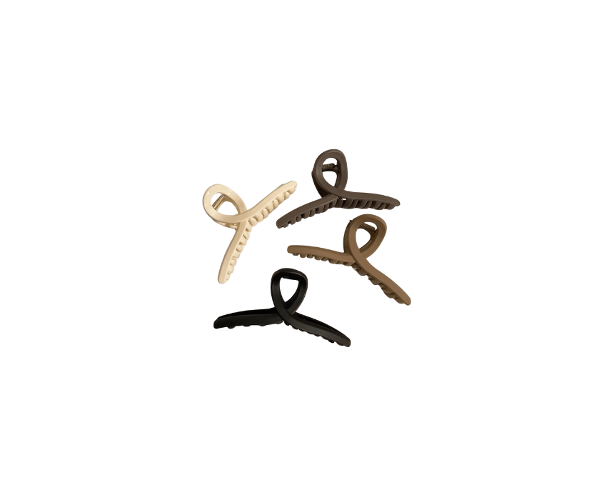 20 Silicone hair clips - Image 1