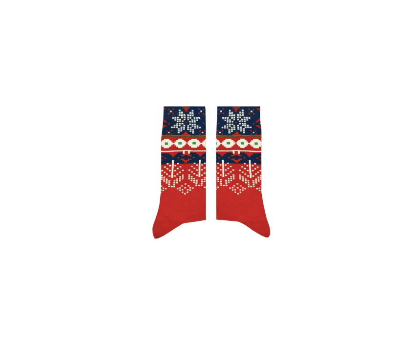 21 Christmas Crochet Long Socks - Image 1