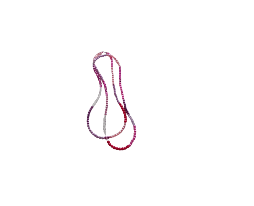 24 Pinkish Necklace - Image 1