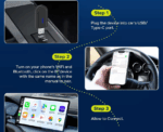 2 in 1 Wireless Car play - Image 