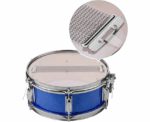 Power Beat 14 Inch Snare Drum Head with Drumsticks and Shoulder Strap & Drum Key - Image 