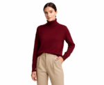Relaxed Fit Turtleneck Sweater - Image 