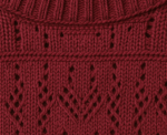 Open-Knit Pattern Sweater - Image 