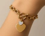 Heart Charm Bracelet - Image 