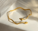 Golden Serpent Bangle - Image 