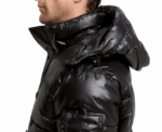 Tom Tailor Puffer Black Jacket with Detachable Hood - Image 