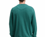 Tom Tailor Basic Knitted Green Pullover Made of Cotton - Image 