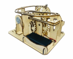 Timeless Trails Solar & Hand Cranked Marble Run Set 3D Mechanical Wooden Puzzle - Image 