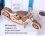 Motorcycle 3D Mechanical Wooden Puzzle - Image 