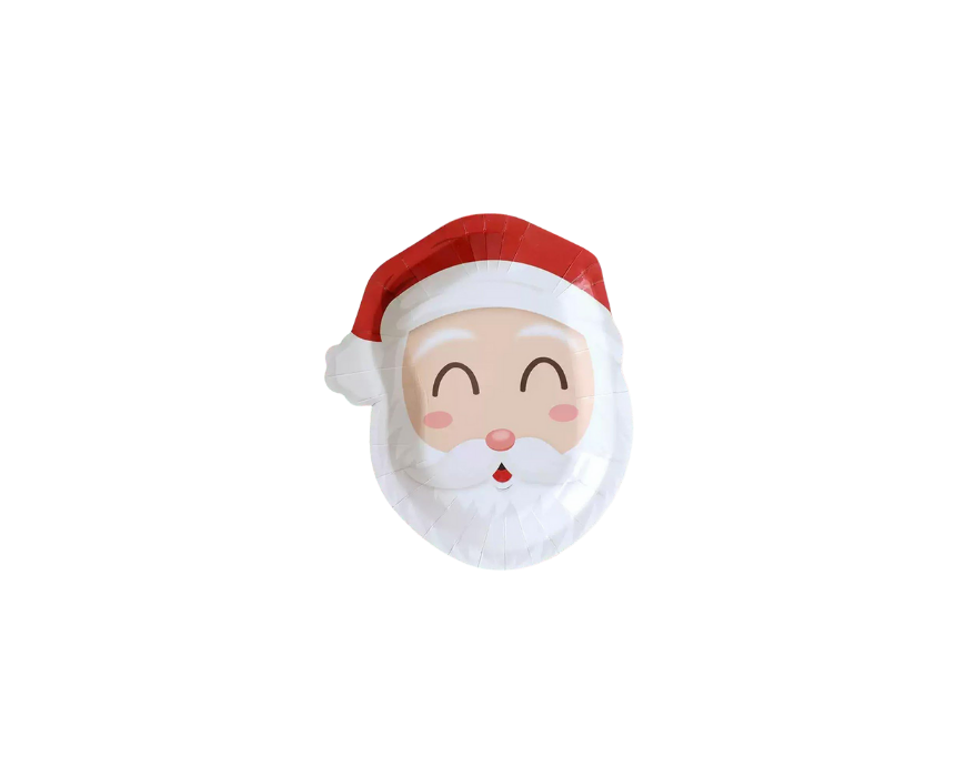 31 Santa Paper Plates - Image 1