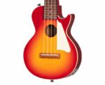 Epiphone Les Paul Concert Ukulele, Heritage Cherry Sunburst - Image 