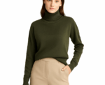 Relaxed Fit Turtleneck Sweater - Image 