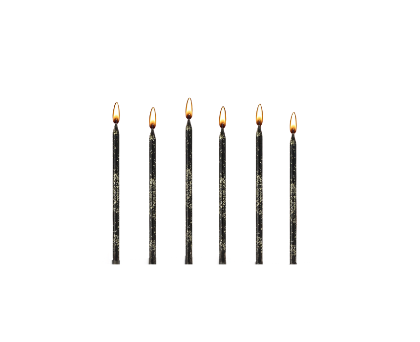 4 Long Sequin Candle - Image 1