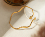 Golden Serpent Bangle - Image 