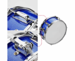 Power Beat 14 Inch Snare Drum Head with Drumsticks and Shoulder Strap & Drum Key - Image 
