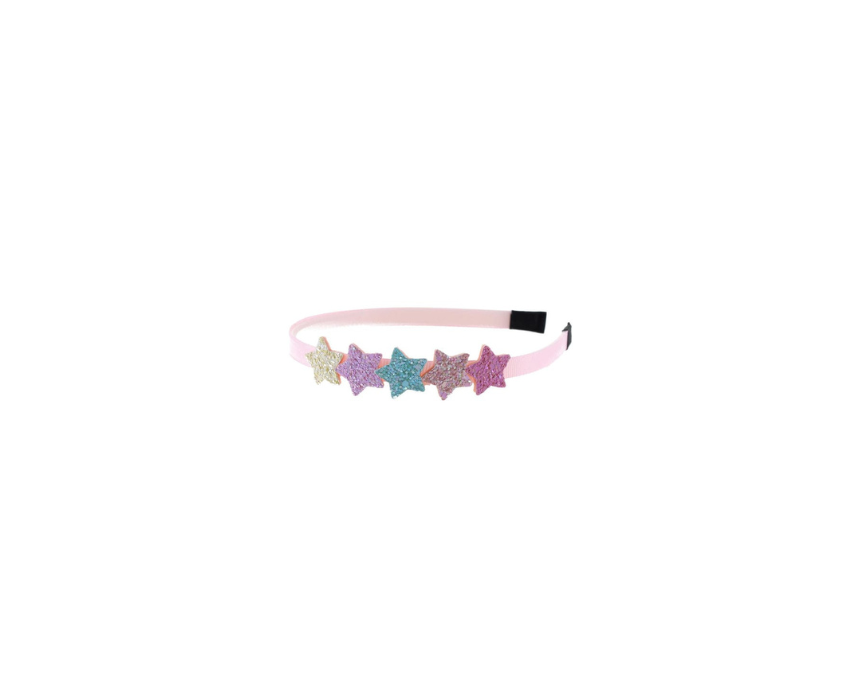4 Pink Star Headband - Image 1