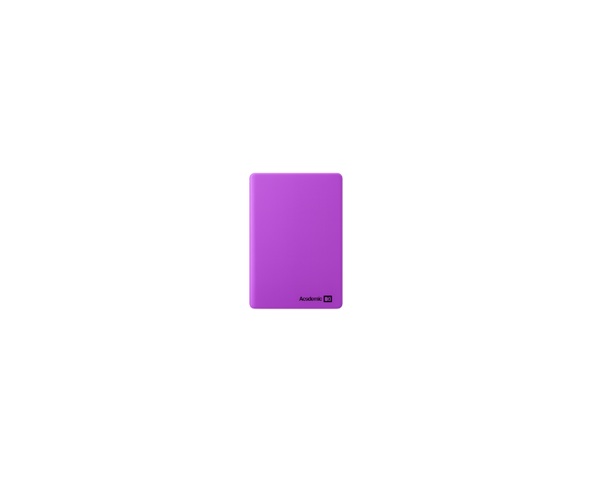 45 OPP Colori Della Vita Purple Copybook - Image 1