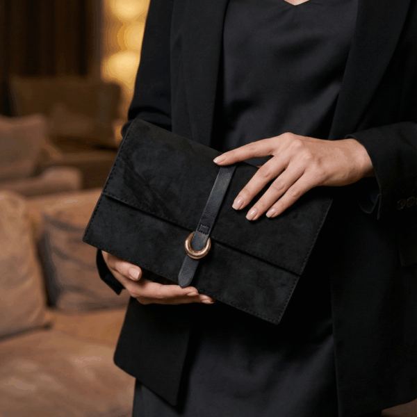 Black Slouchy Tote Hand Bag