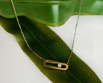 Golden Pin Necklace - Image 