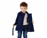 Navy Blue Trenchcoat - Image 