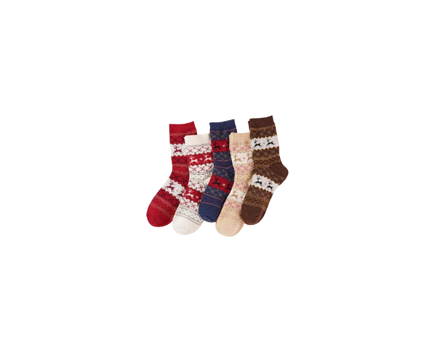 56 Reindeer Socks - Image 1