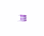 Elastic Shoe Laces - Gradient Purple with Capsules - Image 