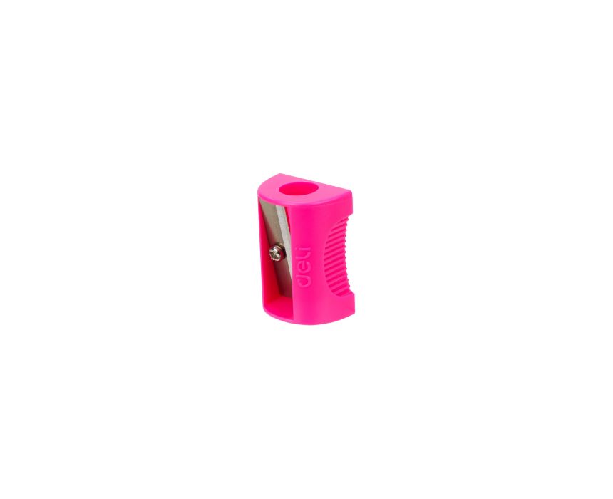80 Deli Neon Pencil Sharpener in Pink - Image 1