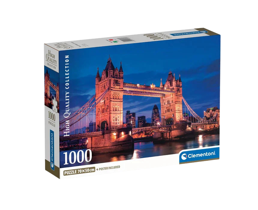 Adult Puzzle PZL 1000 TOWER BRIDGE AT NIGHT Puzzle Tower Bridge at Night - Image 1